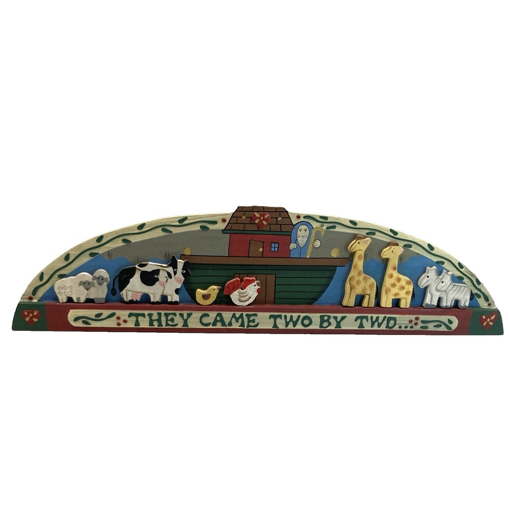 Rare Vtg Eddie Walker‎ Midwest Of Cannon Falls Large Noah's Ark Bible